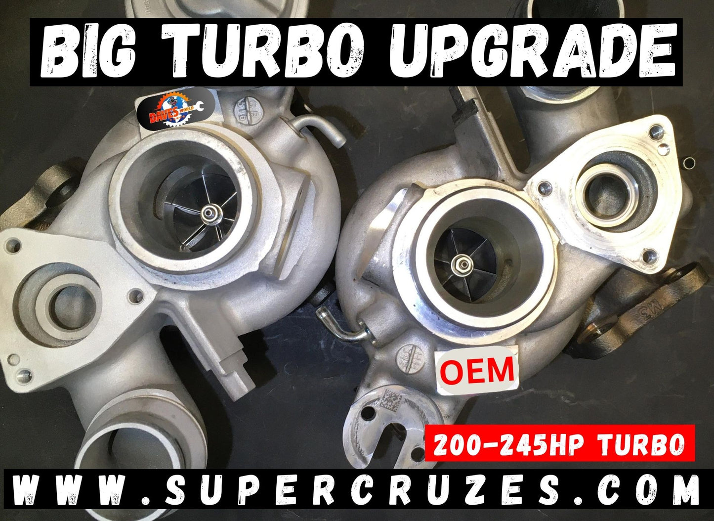 2016-2019 CRUZE Turbocharger 9 options available.