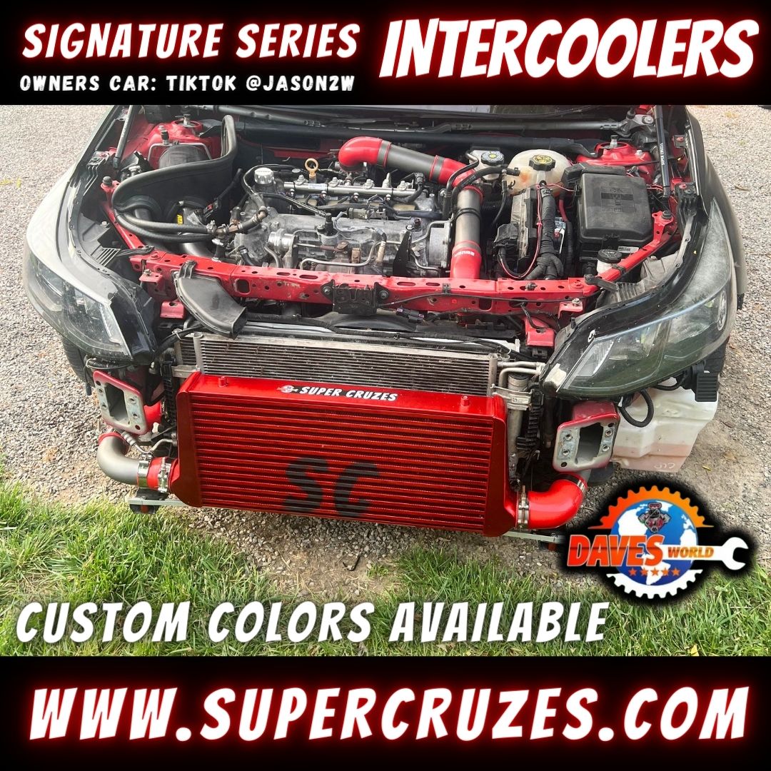 2016-2019 CRUZE intercooler upgrade