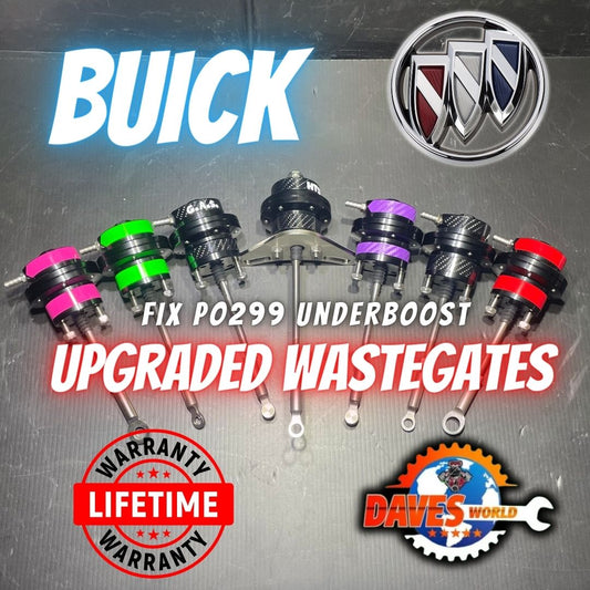 Buick Encore 1.4 upgraded wastegate fix P0299