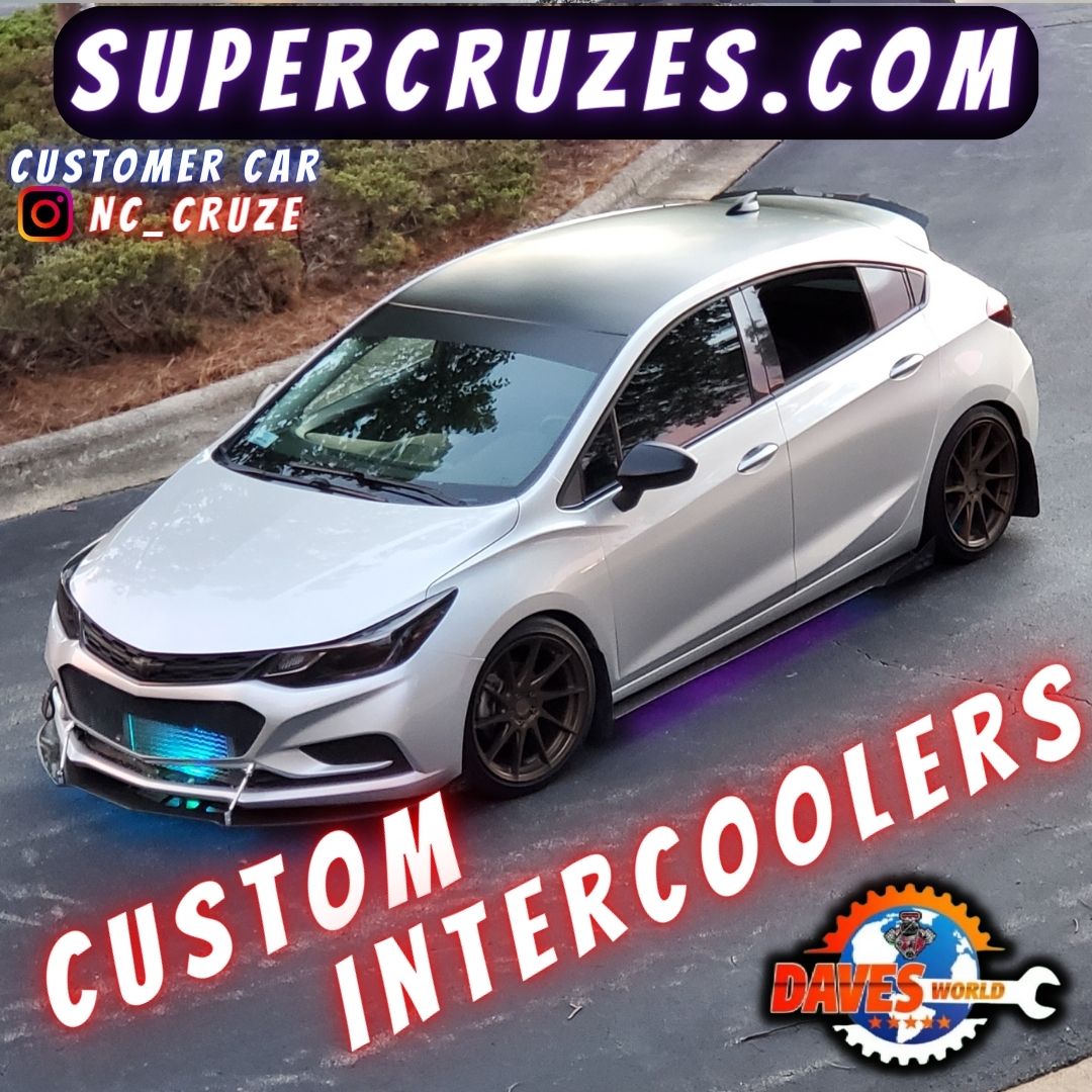 2016-2019 CRUZE intercooler upgrade