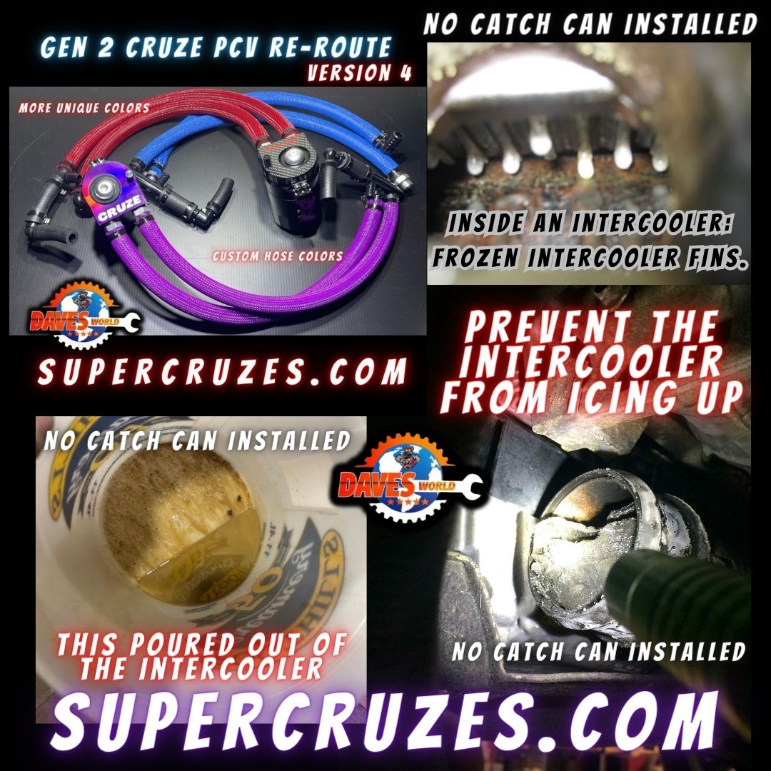 Prevent an intercooler from ice build up and p0299 problems