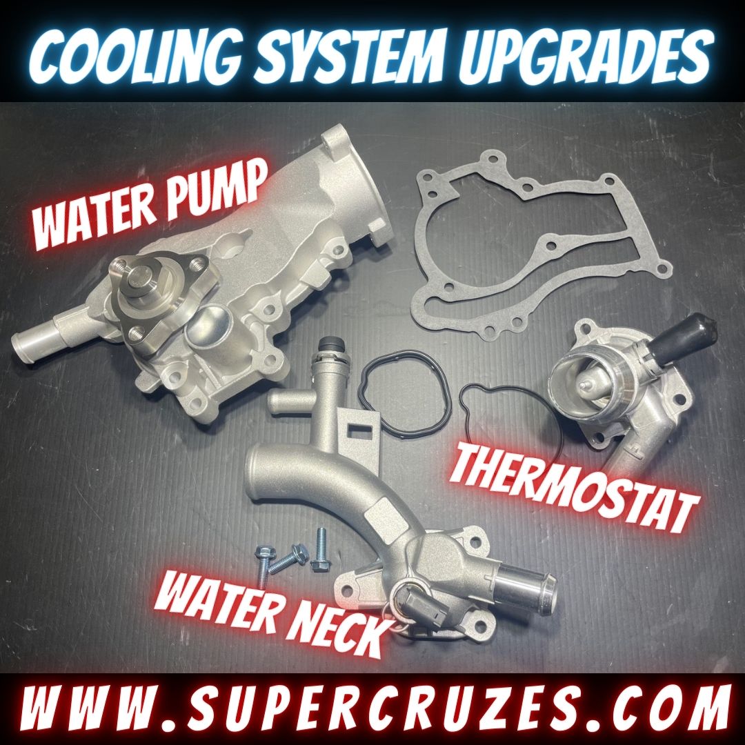 2010-2016 CRUZE aluminum 3 row radiator and cooling system upgrades