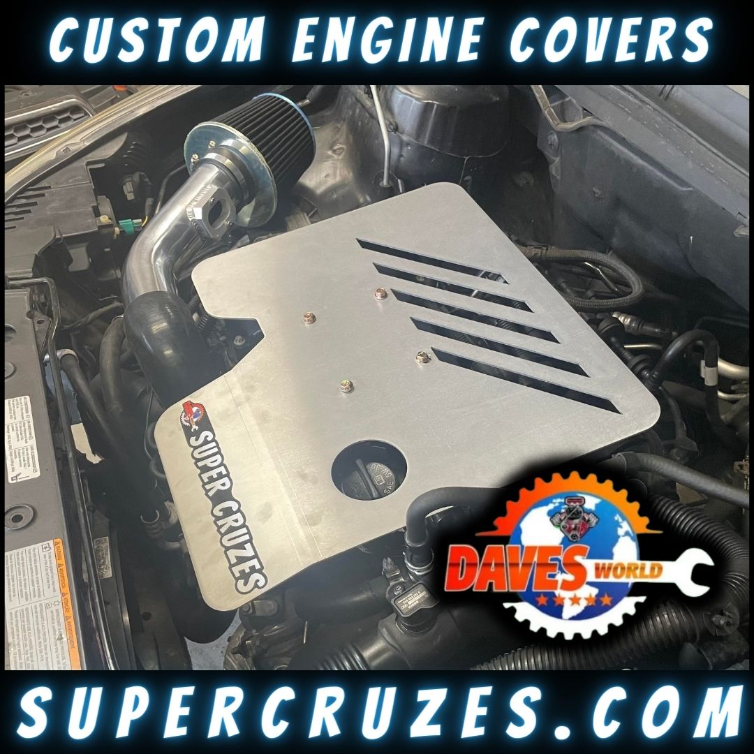 2010 and up CRUZE SONIC TRAX engine covers