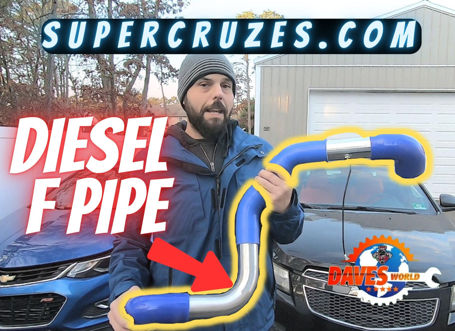2010-2016.5 CRUZE Intercooler F Pipe upgrade