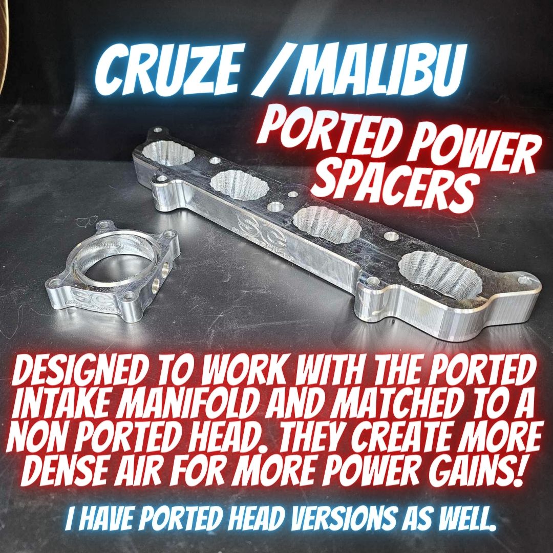 CRUZE MALIBU Terrain Equinox Ported Intake and spacers