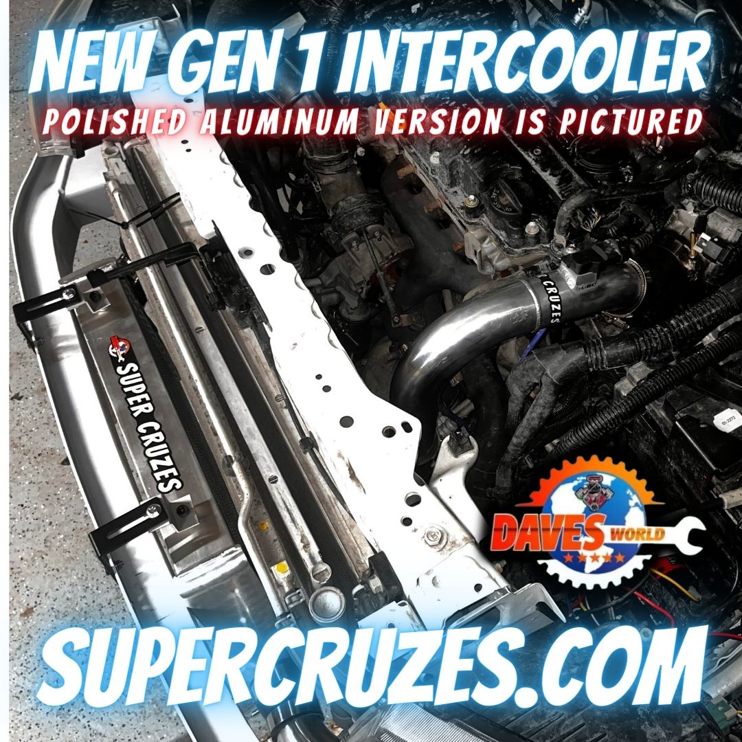 2010-2016 CRUZE/Sonic intercooler system
