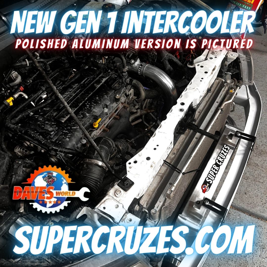 2010-2016 CRUZE/Sonic intercooler system