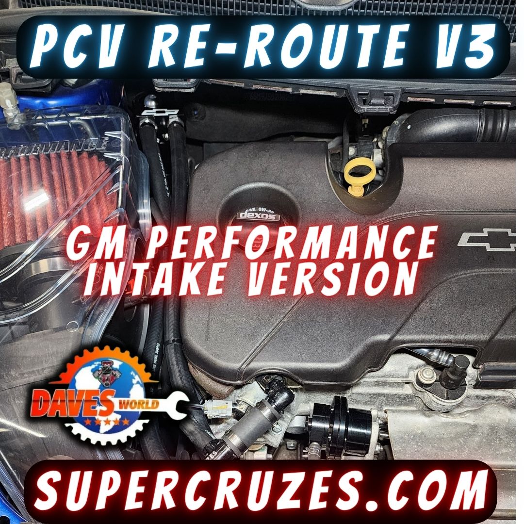 2016 - 2019 CRUZE Catch Can With PCV Fix
