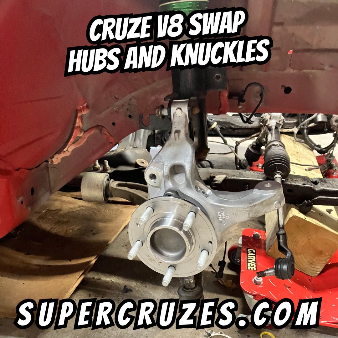 V8 swap wheel hubs and steering knuckles