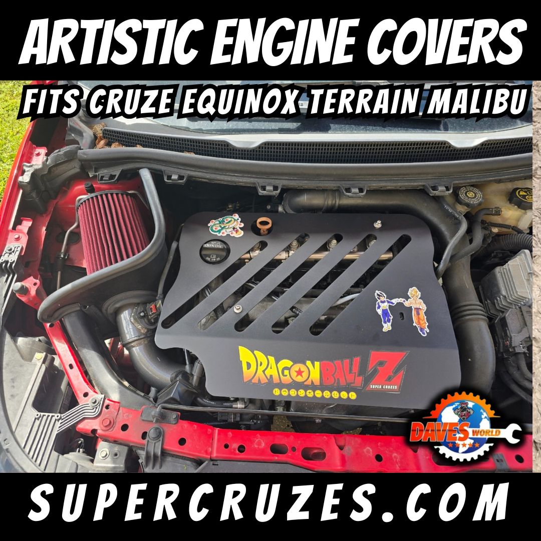 Artistic CRUZE Malibu Equinox & Terrain Engine covers