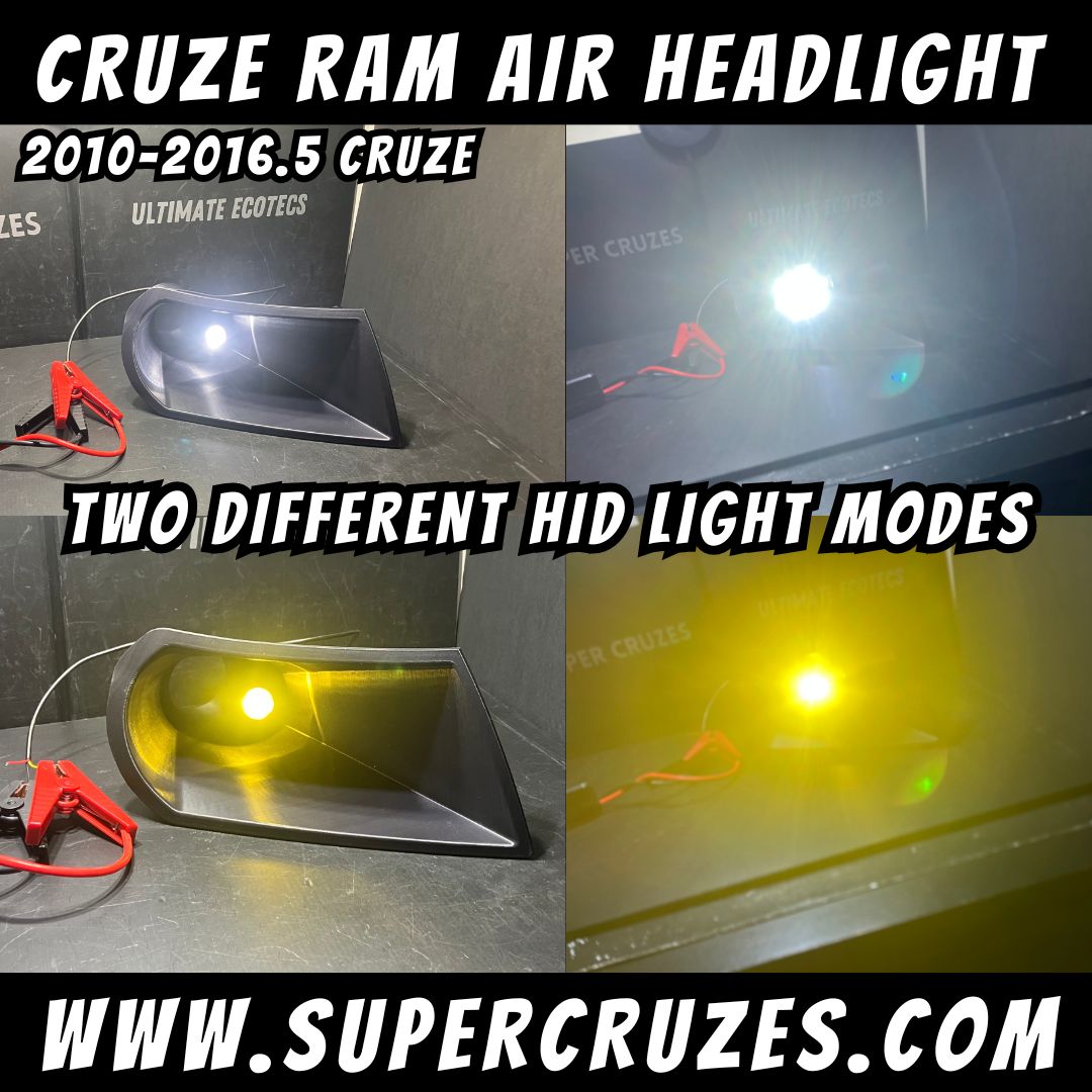 Ram Air Headlight 2010-2016.5 CRUZE