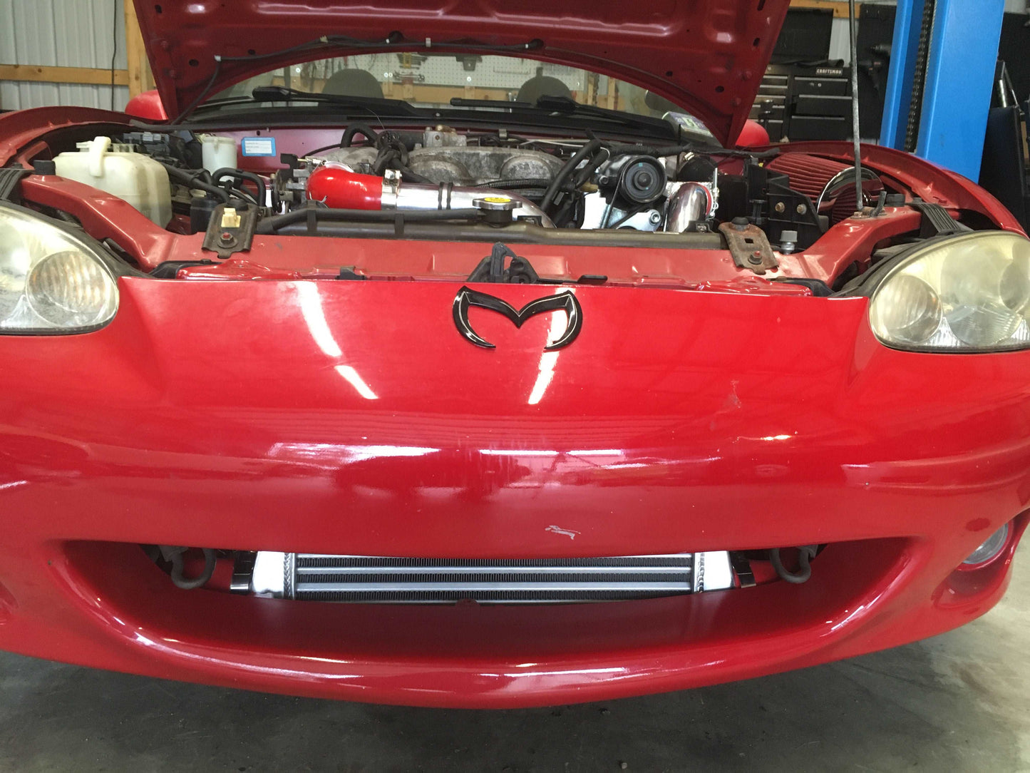Miata intercooler system