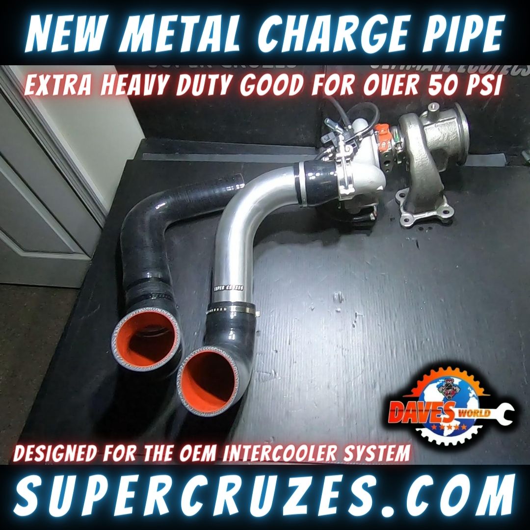 CRUZE Charge pipe upgrade removes turbo silencer 42626074