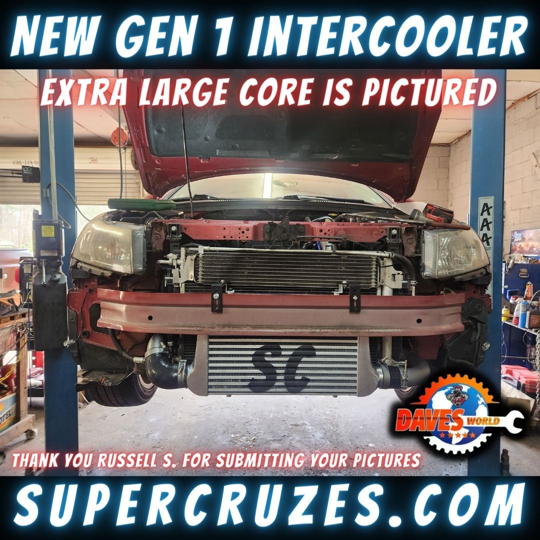 2010-2016 CRUZE/Sonic intercooler system