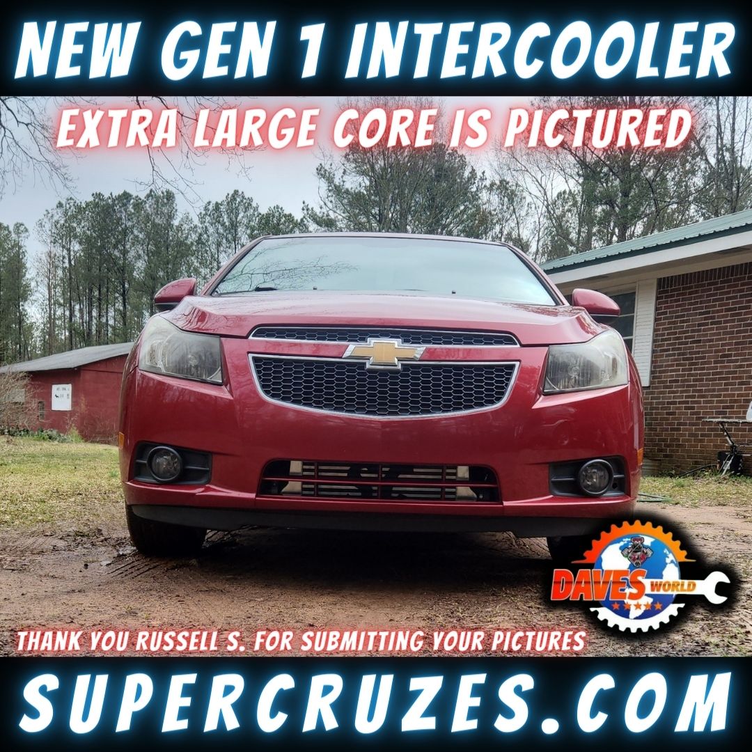 2010-2016 CRUZE/Sonic intercooler system