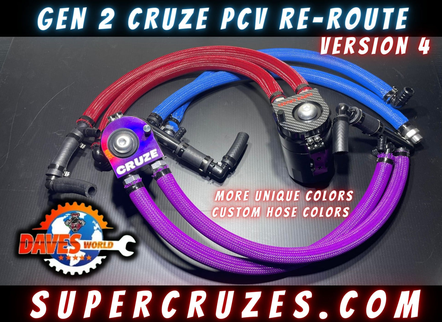 2016 - 2019 CRUZE Catch Can With PCV Fix