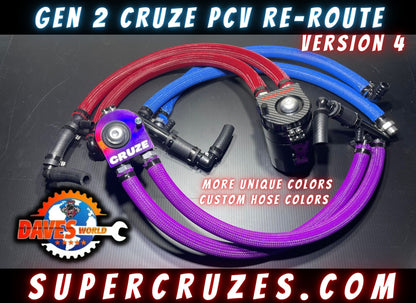 2016 - 2019 CRUZE Catch Can With PCV Fix