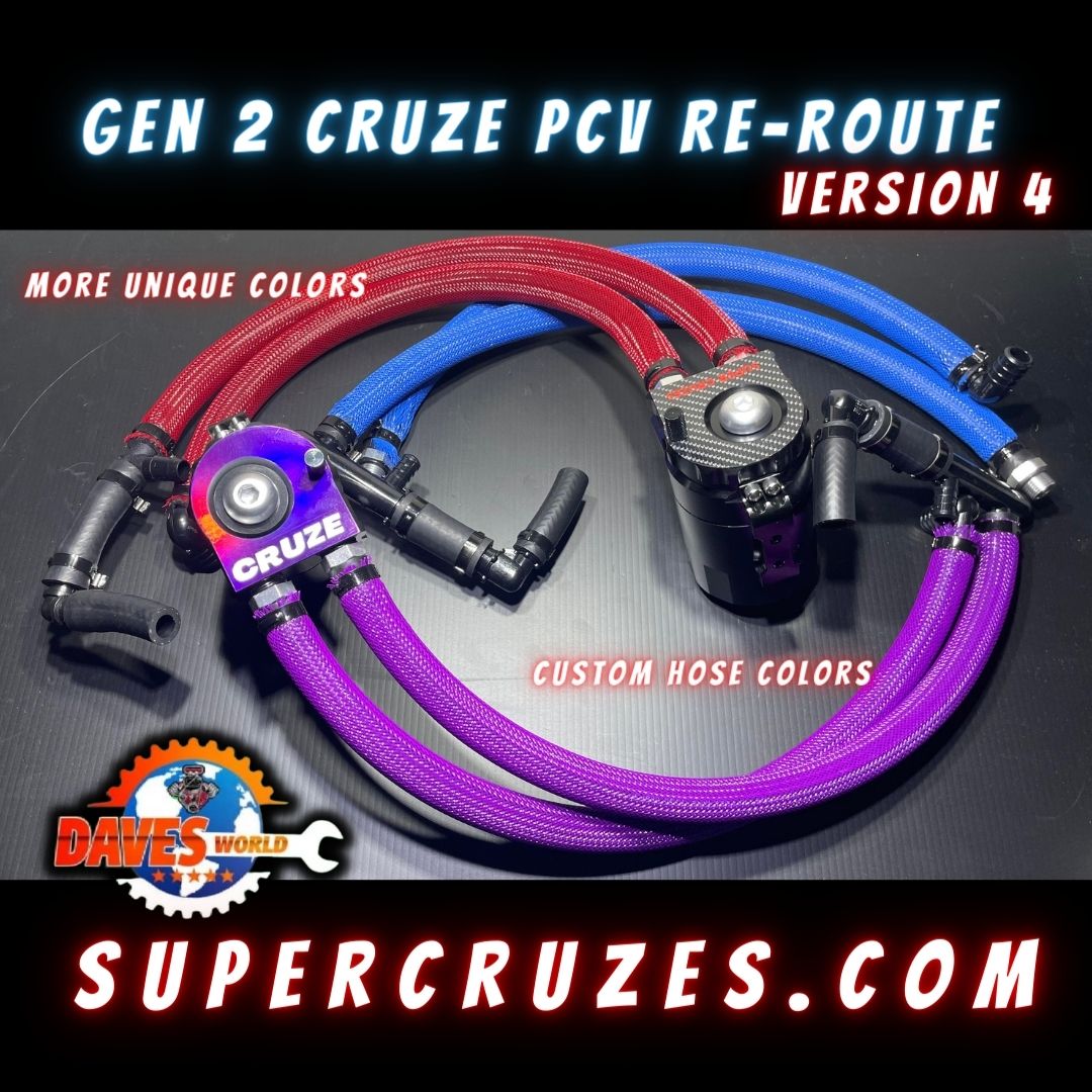 2016 - 2019 CRUZE Catch Can With PCV Fix