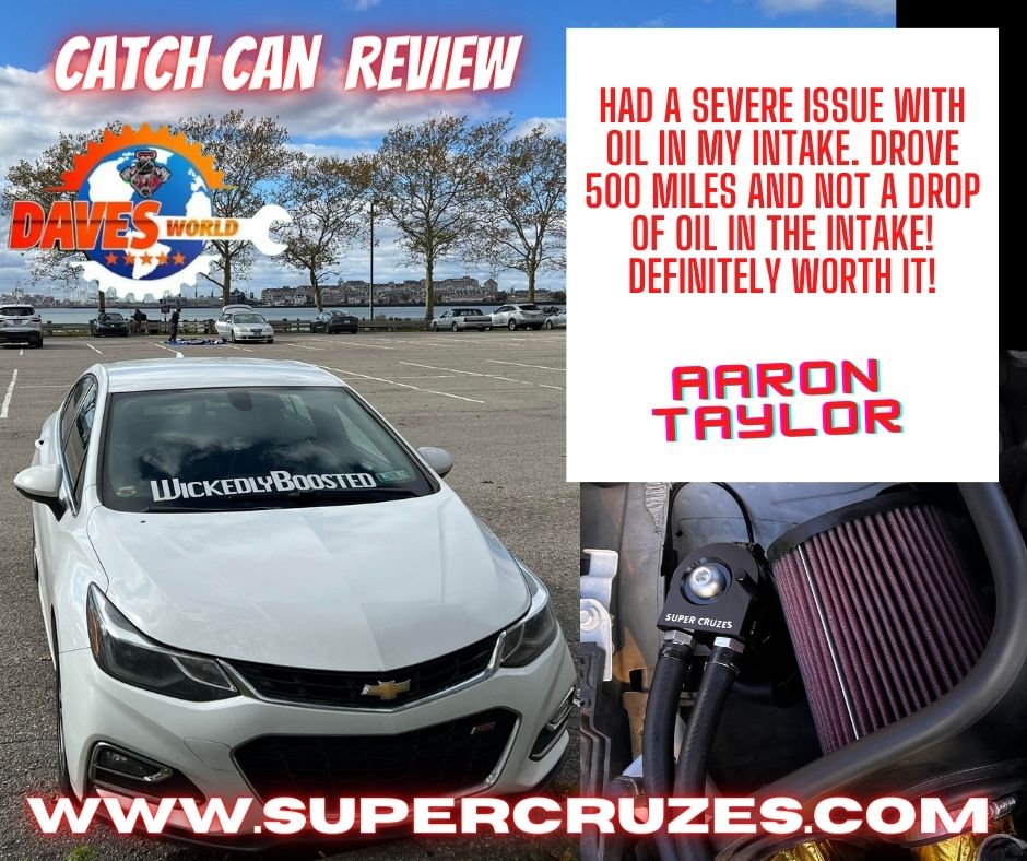 2016 - 2019 CRUZE Catch Can With PCV Fix