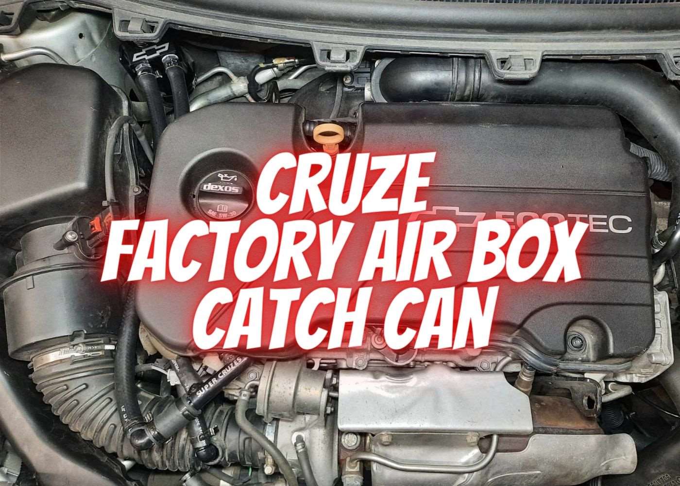 2016 - 2019 CRUZE Catch Can With PCV Fix