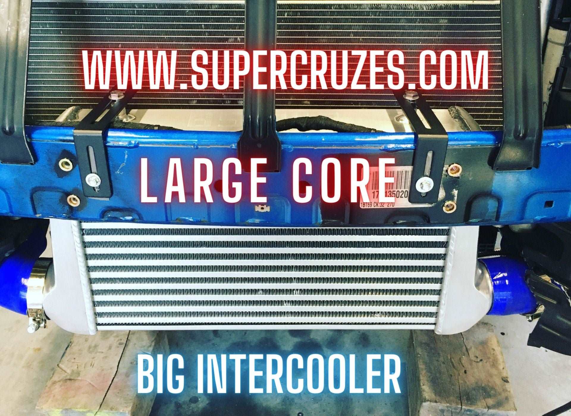 2016-2019 CRUZE intercooler upgrade