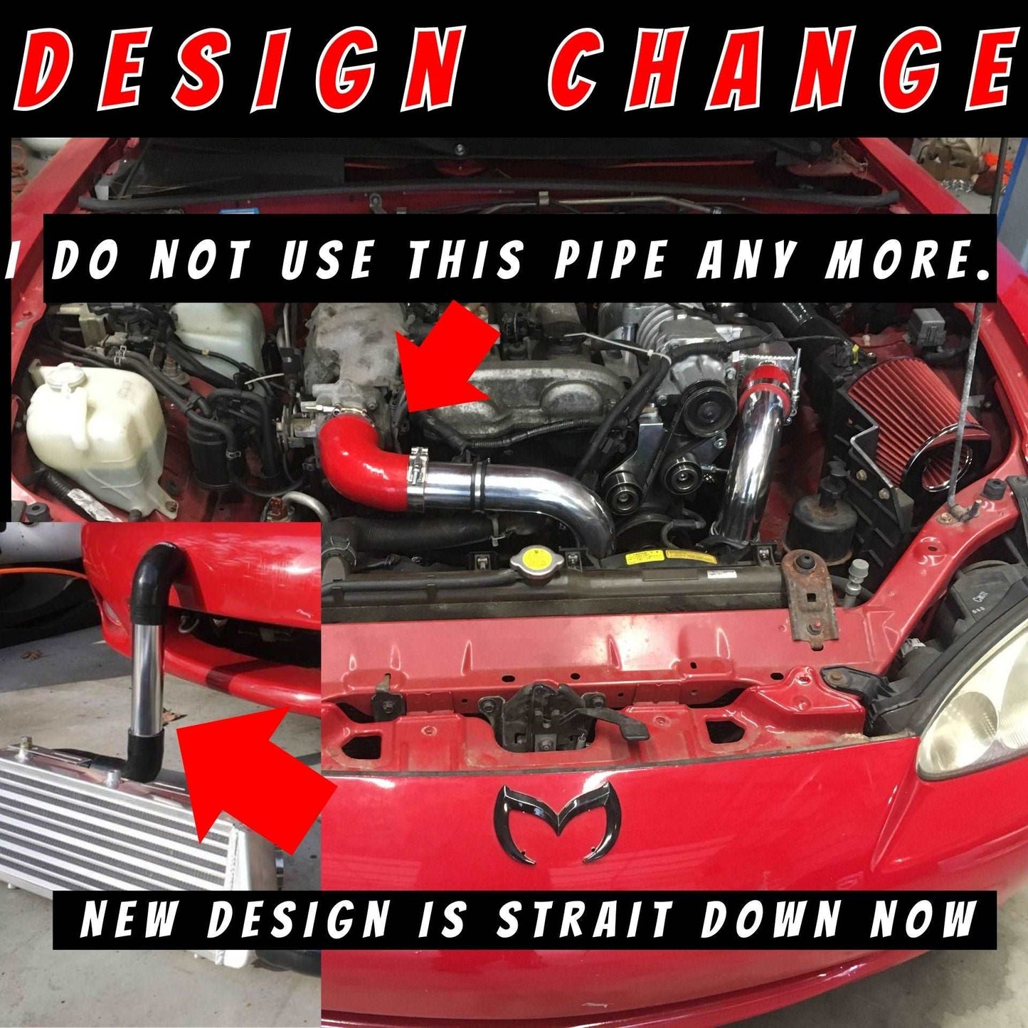 Miata intercooler system