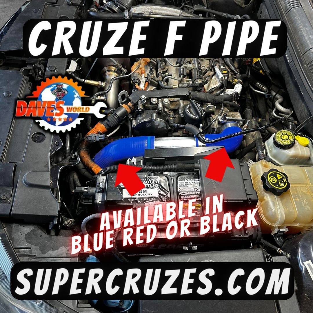 2010-2016.5 CRUZE Intercooler F Pipe upgrade