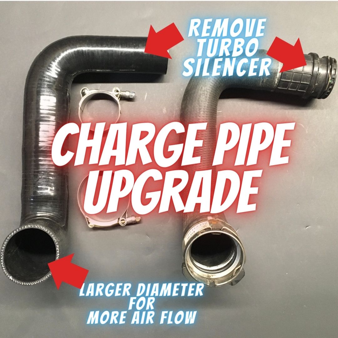 CRUZE Charge pipe upgrade removes turbo silencer