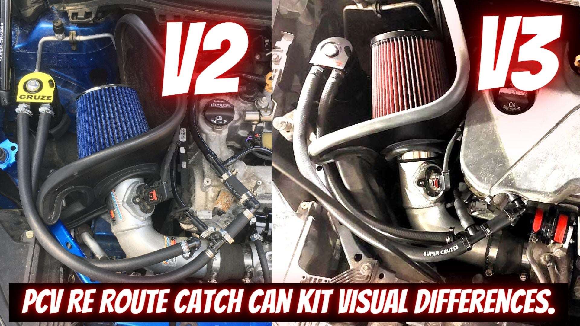 2016 - 2019 CRUZE Catch Can With PCV Fix