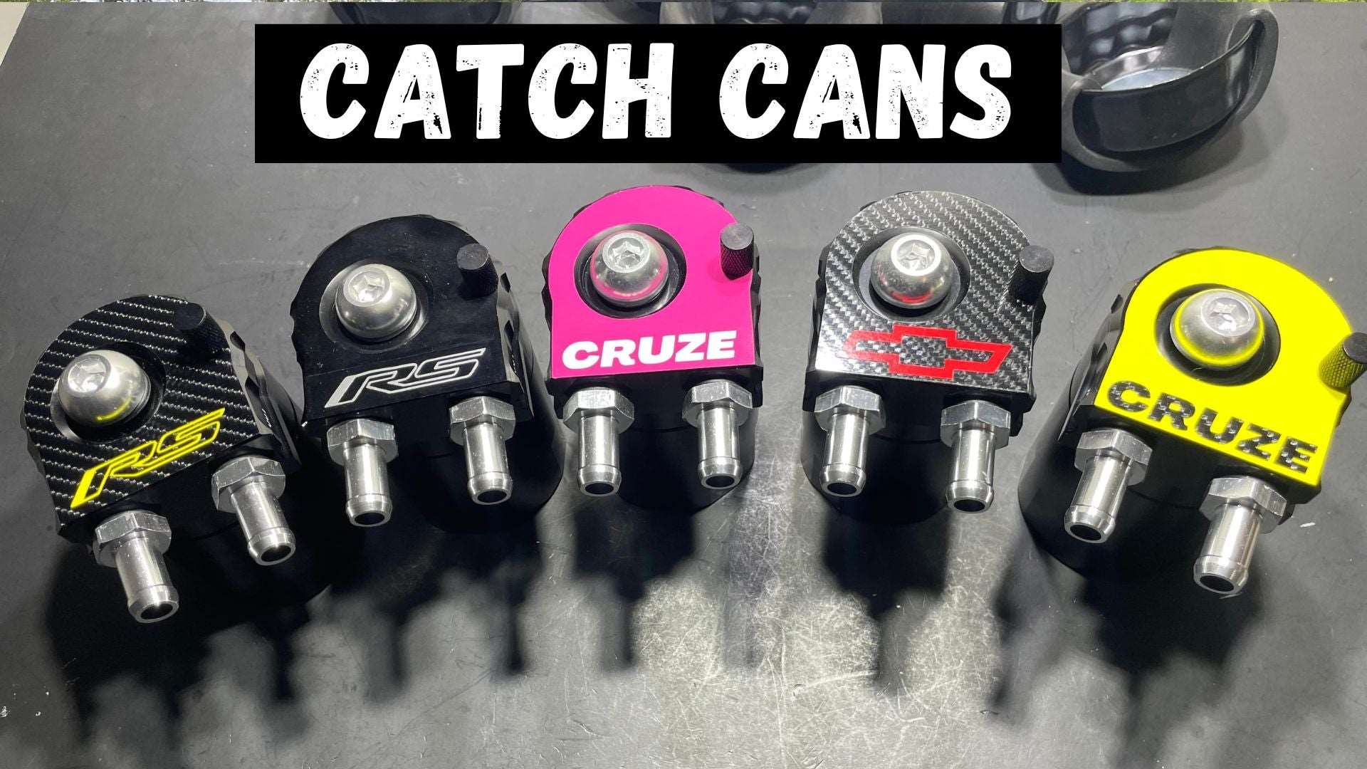 Ported intake manifold with PCV fix and catch can system 2010-2016 CRUZE