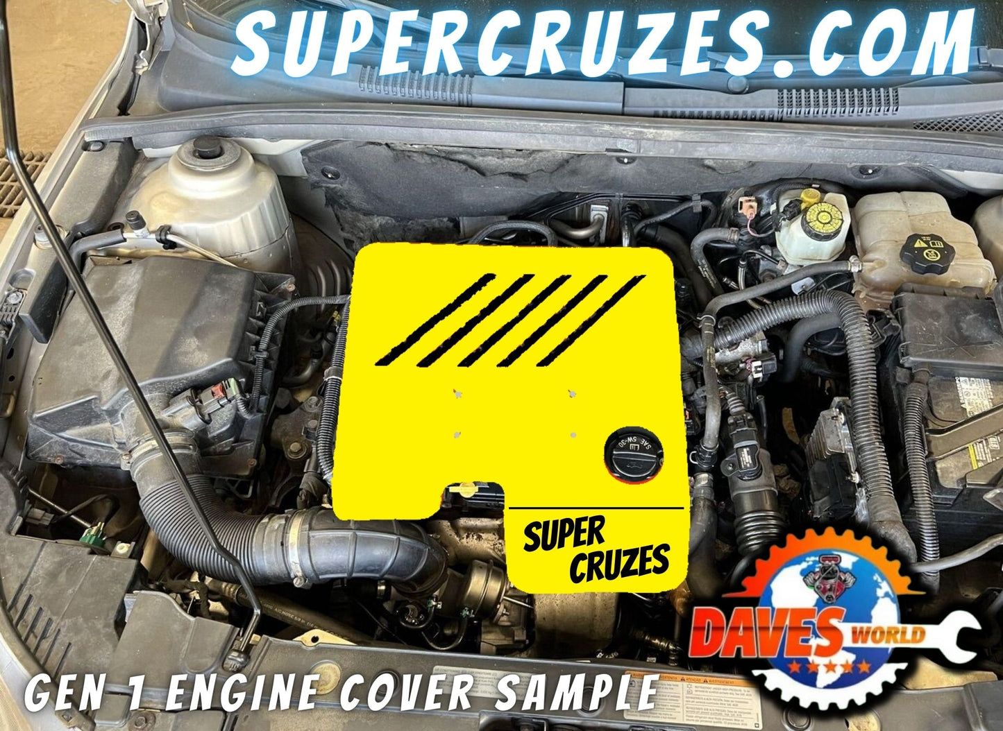 2010 and up CRUZE SONIC TRAX engine covers