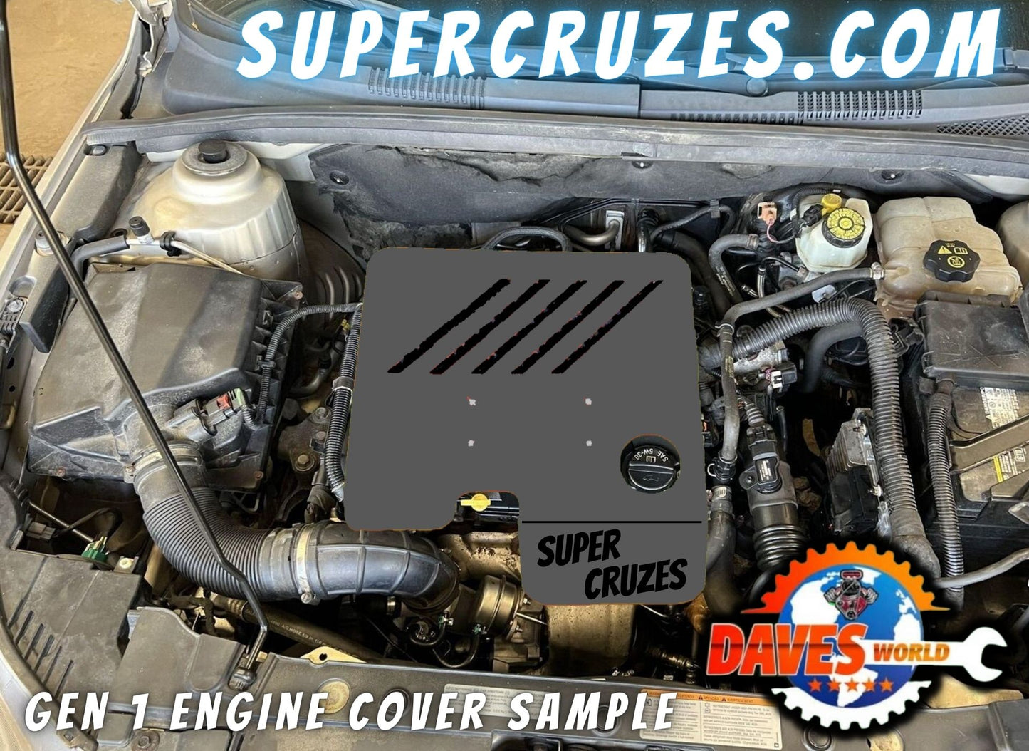 2010 and up CRUZE SONIC TRAX engine covers