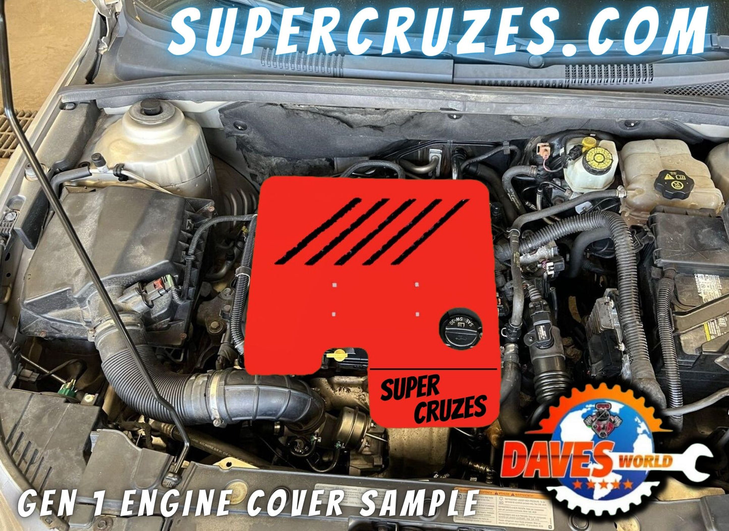 2010 and up CRUZE SONIC TRAX engine covers