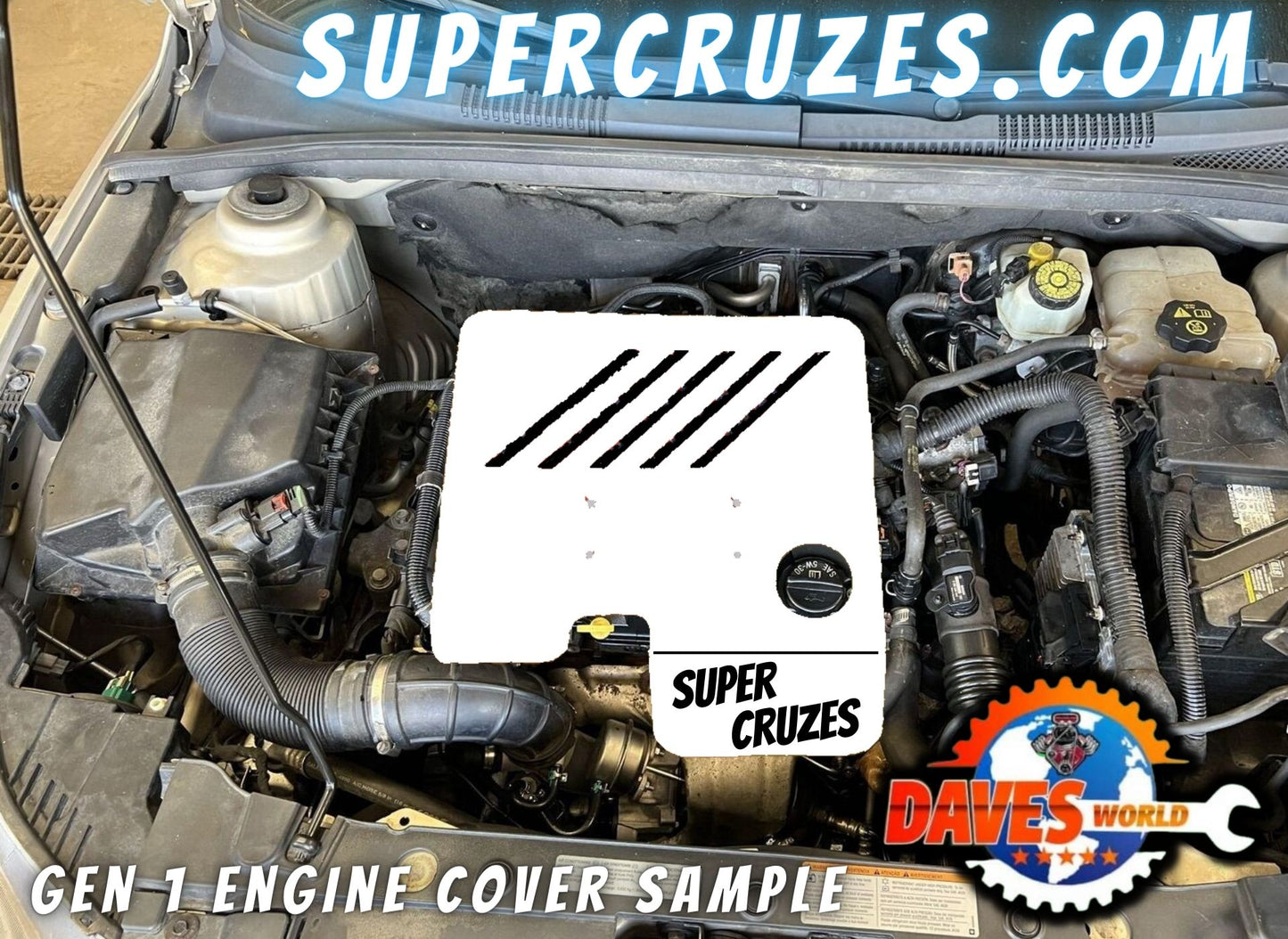 2010 and up CRUZE SONIC TRAX engine covers