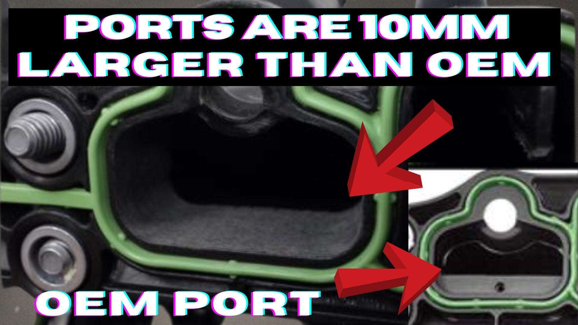 Ported intake manifold with PCV fix and catch can system 2010-2016 CRUZE