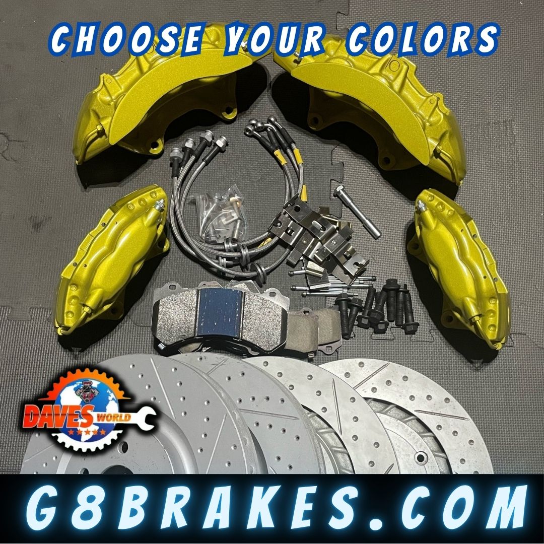 2008-2009 Pontiac G8 6 Piston Big Brake kit