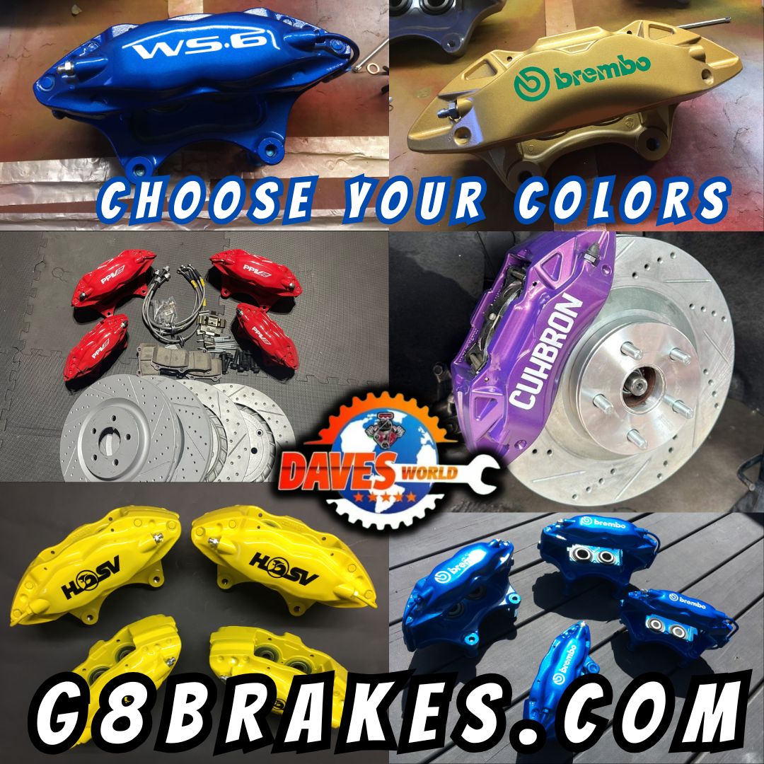 2008-2009 Pontiac G8 6 Piston Big Brake kit