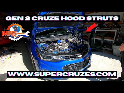CRUZE Hood struts 2010-2019 Cruze gen1 and gen 2