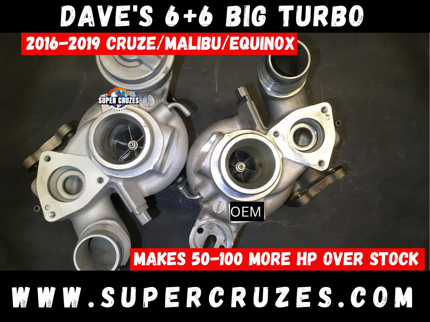 2016-2019 CRUZE Turbocharger 9 options available.