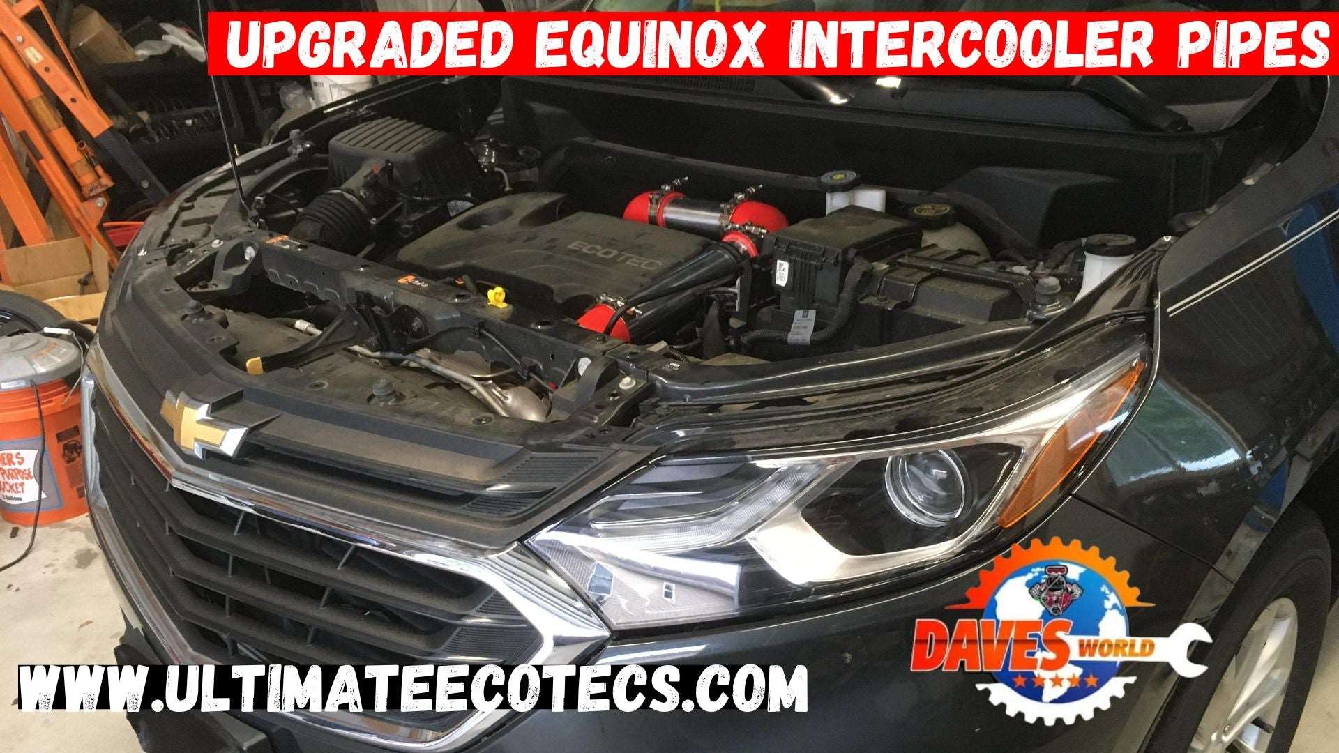 CRUZE/Equinox/Malibu upgraded intercooler pipes.