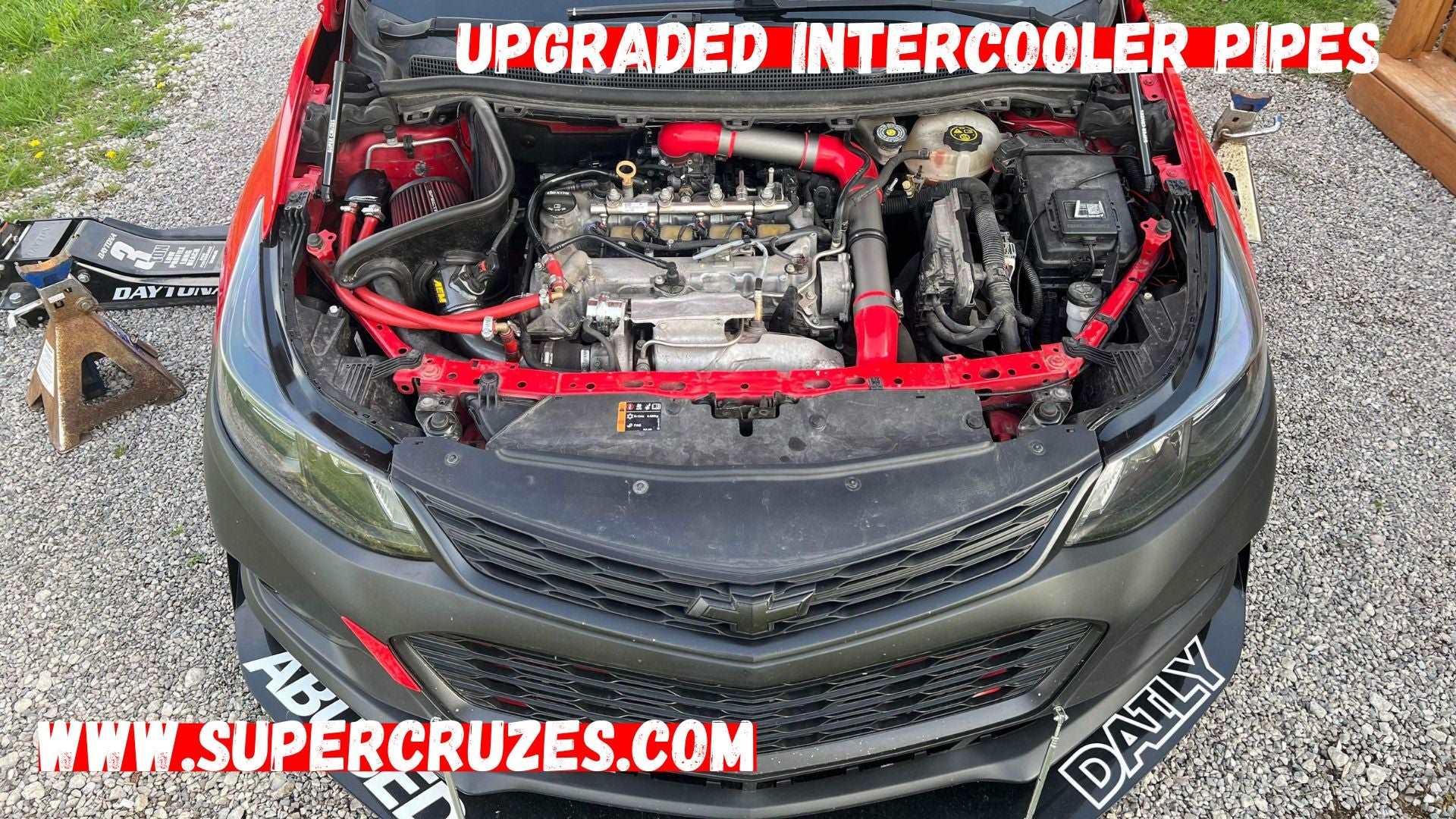 CRUZE/Equinox/Malibu upgraded intercooler pipes.