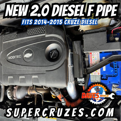 2010-2016.5 CRUZE Intercooler F Pipe upgrade