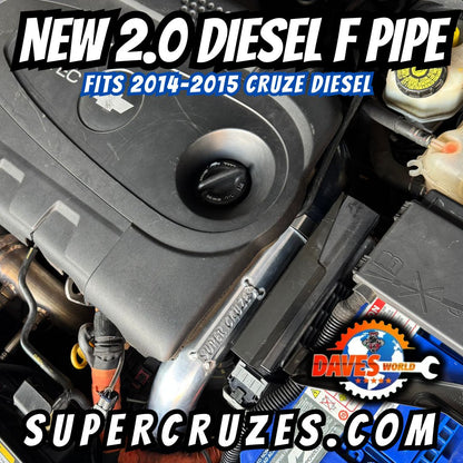 2010-2016.5 CRUZE Intercooler F Pipe upgrade