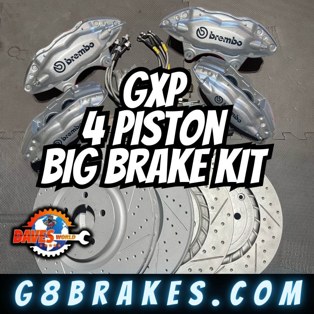 2008-2009 Pontiac G8 GXP Rear Brake Upgrade