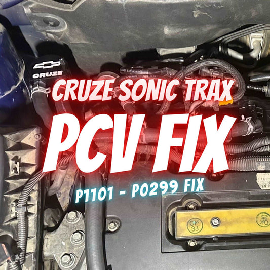 GM 1.4 PCV fix for the CRUZE, Sonic and Trax turbo engine. Thiis is an upgraded cruze kits kit brought to you by www.davescustomparts.com and www.supercruzesstore.com
