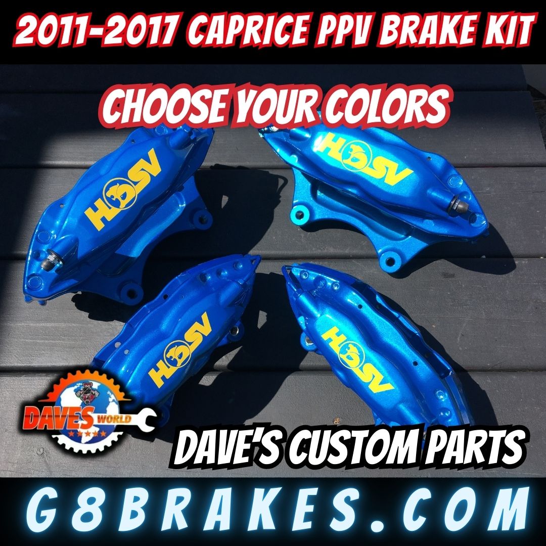 2011-2017 Caprice PPV 4 Piston Brembo Brake kit