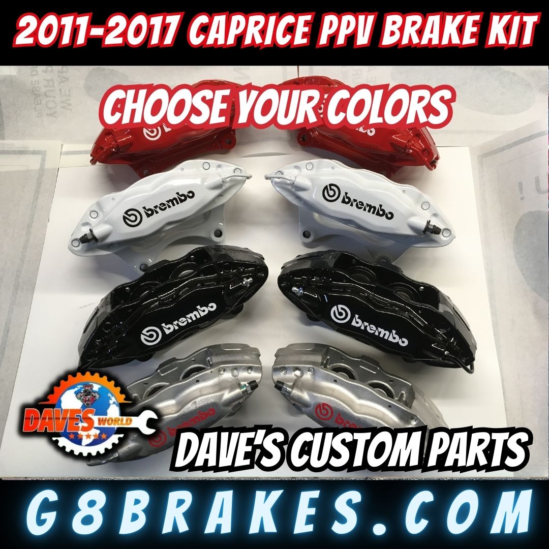 2011-2017 Caprice PPV 4 Piston Brembo Brake kit