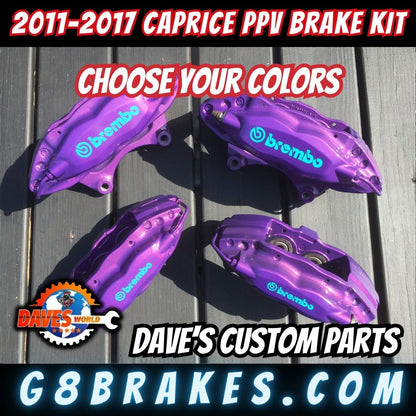 2011-2017 Caprice PPV 4 Piston Brembo Brake kit