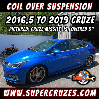 2016-2019 CRUZE Coil Over Suspensions Choose Multiple Systems