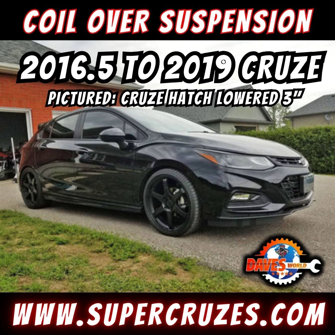 2016-2019 CRUZE Coil Over Suspensions Choose Multiple Systems